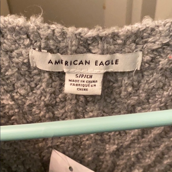American Eagle Outfitters Long Light Gray Sweater - Picture 5 of 8